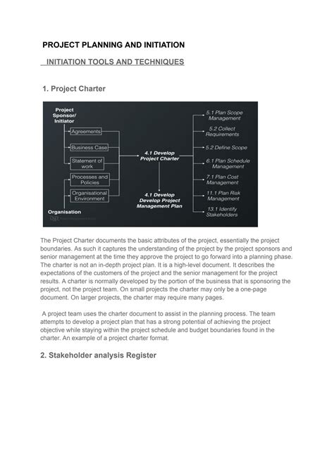 SOLUTION: Steps in project planning - Studypool