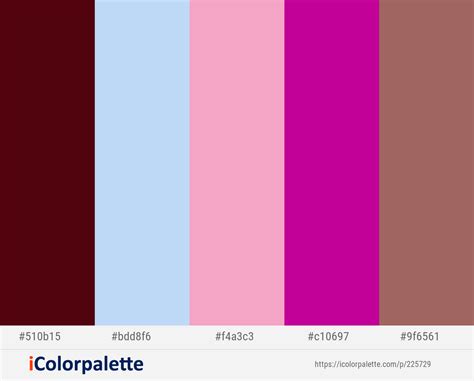 Maroon Oak – Tropical Blue – Illusion – Red Violet – Au Chico Color ...