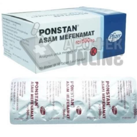 Jual Ponstan Fct Mg Blister Tablet Shopee Indonesia