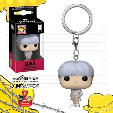 Funko Pop Keychain Suga BTS Proof Llavero Funko Pop Cracken Shop