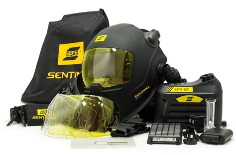 Esab A50 Sentinel Air Helmet With EPR X1 PAPR Air Fed System In