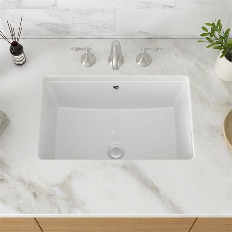 Undermount Bathroom Sink Rectangular 21 Ghomeg 21x13 Undermount