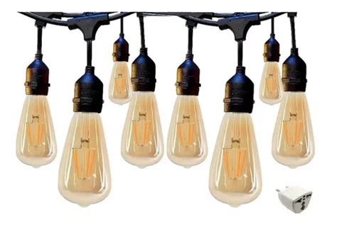 Guirnalda Luces Led Ampolletas E Incluidas M Decorativas Cuotas