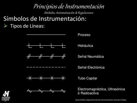 Principios De Instrumentación Símbolos Automatización Y Regulacion