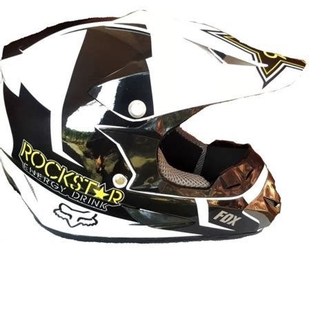 Set Casca Cross Enduro Atv Moto AHP Rockstar M EMAG Ro