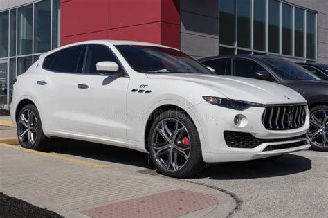 Maserati Levante Display At A Dealership Maserati Offers The Levante