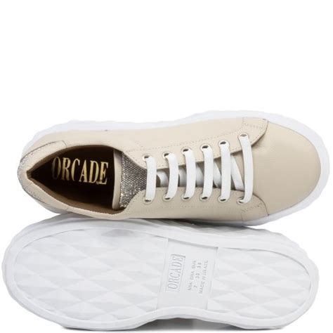 Tênis Feminino Strass Cadarço de Elástico Orcade Nude