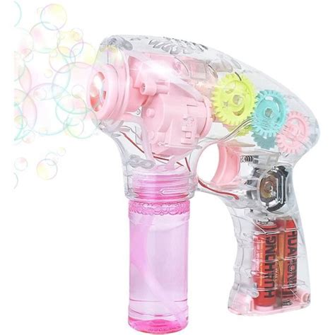 Pistolet Bulles Machine Souffleur Bulles Transparent Avec