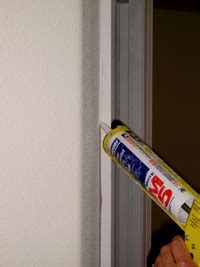 How To Caulk Around A Door Frame Webframes Org