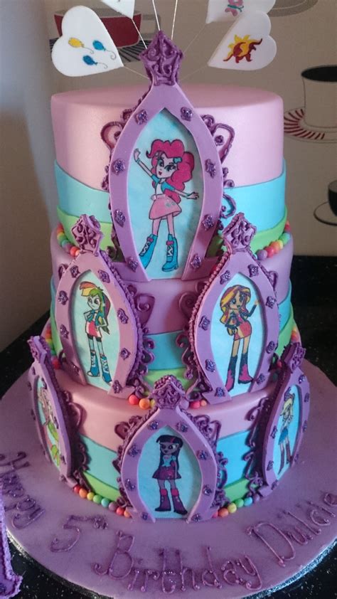 Equestria Girls Birthday Cake - CakeCentral.com