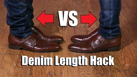 Denim Leg Length Hack Every Guy Should Know Youtube