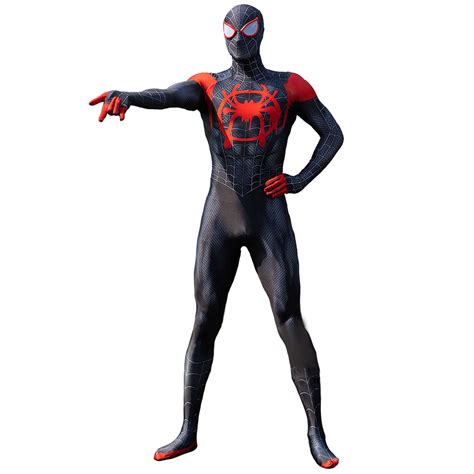 Marvel Spider Man Miles Morales Halloween Costume Superhero New Into