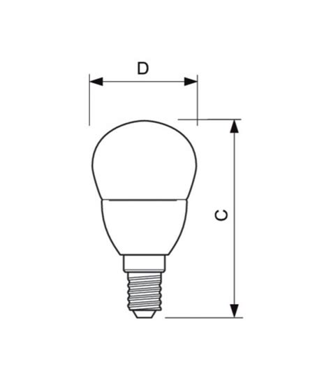 Classic Mini Led Lamp Ledlustre Nd 7 60w 220v 827 P48 Fr E14 Brighten