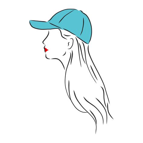 cap vector sketch  vector art  vecteezy