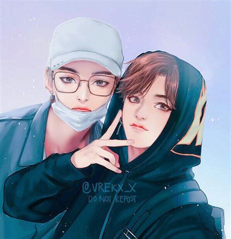 KookV KookTae 1 Picture Of KookTae Vkook Fanart Fan Art Bts Fanart