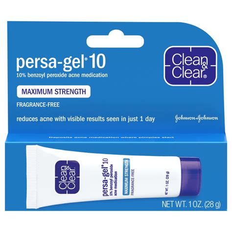 Save On Clean And Clear Persa Gel 10 Benzoyl Peroxide Acne Treatment Max