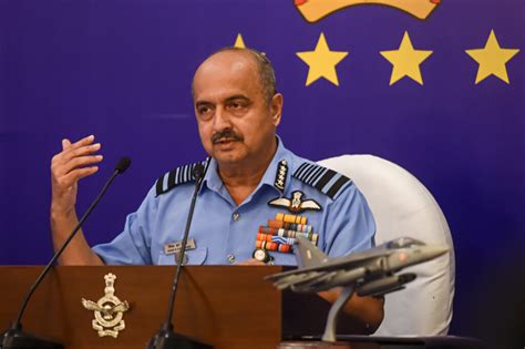 Chief Of Air Staff Air Chief Marshal Vr Chaudhari Addresses Press