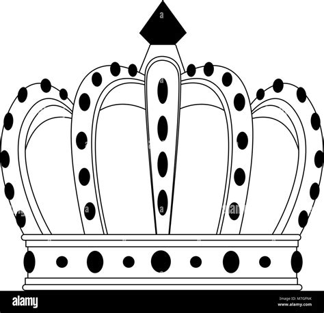 Medieval Crown Isolated Vector Illustration Graphic Design Stock Vector