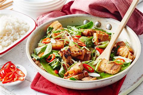 Asian Spiced Pork Belly Stir Fry