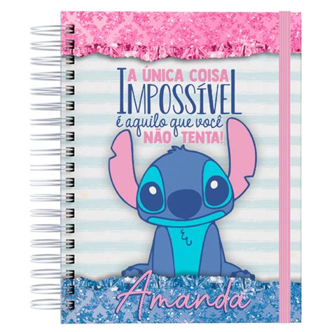 AGENDA Lilo E Stitch 3 Nome Loja