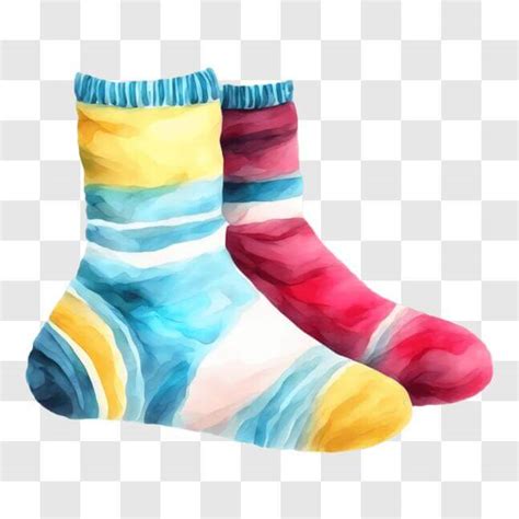 Download Colorful Socks for Men and Women PNGs Online - Creative Fabrica