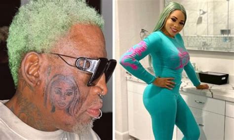 Dennis Rodman Debuts Face Tattoo Featuring Girlfriend S Face Flipboard