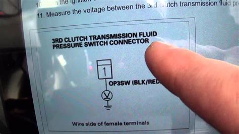 P0848 Code Transmission Fluid Pressure Sensor Switch B 40 Off