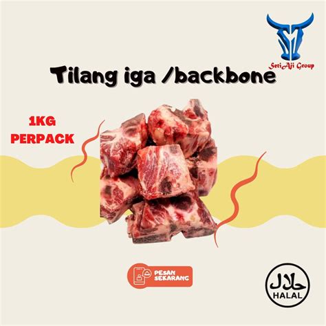 Jual Tulang Sop Backbone Tulang Punggung Sapi Gondrong Grade B 1kg