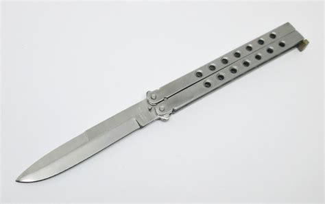 Vintage Stainless Steel Butterfly Balisong Folding Knife Pakistan