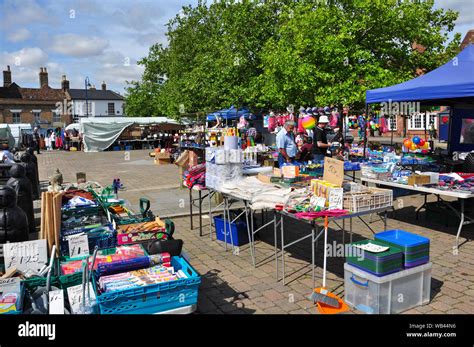 The Thursday Market Market Square St Neots Cambridgeshire England