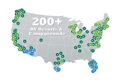 thousand trails map of campgrounds 9