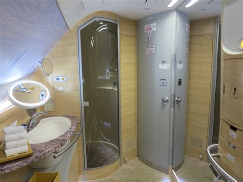 Emirates A380 First Class Shower