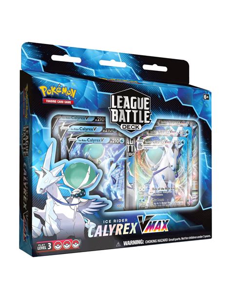 League Battle Deck Ice Rider Calyrex Vmax Mazos Pok Mon Tcg