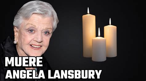 MUERE ANGELA LANSBURY La Popular PROTAGONISTA De SE HA ESCRITO UN