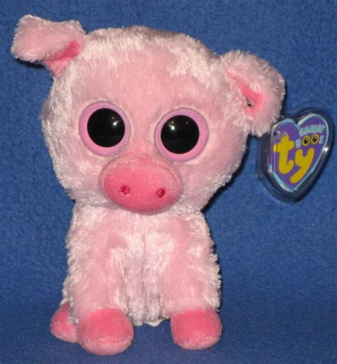 Ty Beanie Boo 6” Corky The Pig Birthday April 21 Mwmt Retired Style