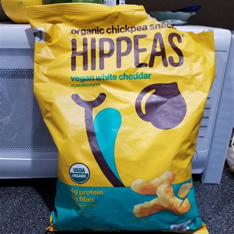 Hippeas Vegan White Cheddar Organic Chickpea Puffs Review Abillion