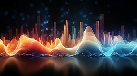 Premium Ai Image Sound Wave Background