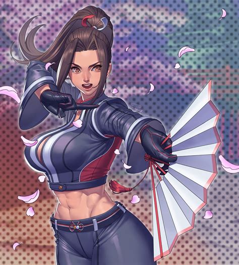 shiranui mai (fatal fury and 2 more) drawn by superbull | Danbooru