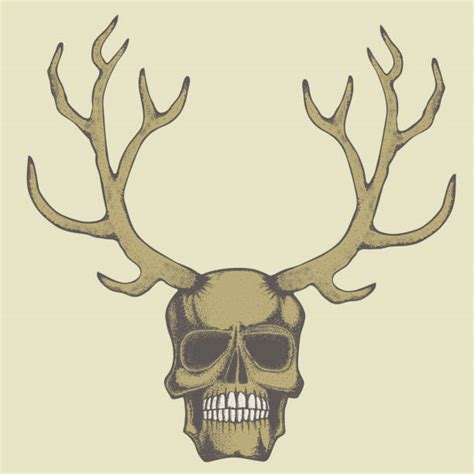 Deer Skull Tattoos Designs Background Illustrations Royalty Free Vector Graphics And Clip Art