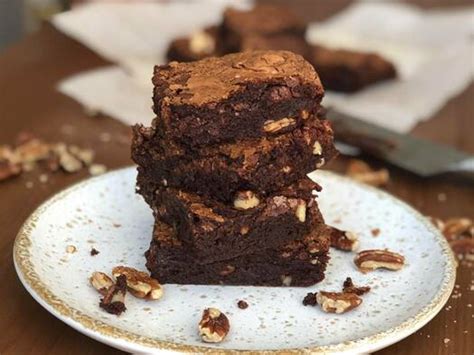 Brownies fondants au chocolat et noix de pécan Recette de Brownies