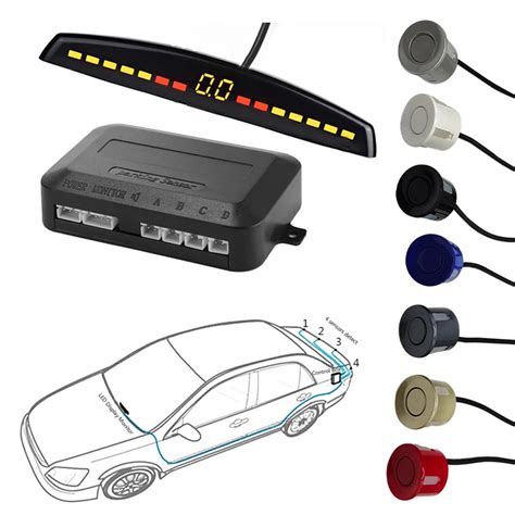 Sensor De Aparcamiento Led Para Coche Detector De Aparcamiento Autom