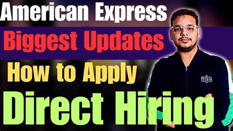 Amex Biggest Direct Hiring Off Campus Job Drive For