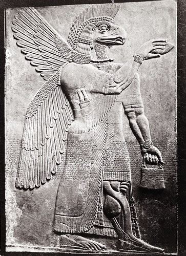 Stephen Thompson Asshur Assyrian God Marble Relief Br… Flickr