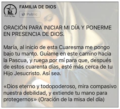 Oración de la mañana Gracias Dios un nuevo día oración Dios