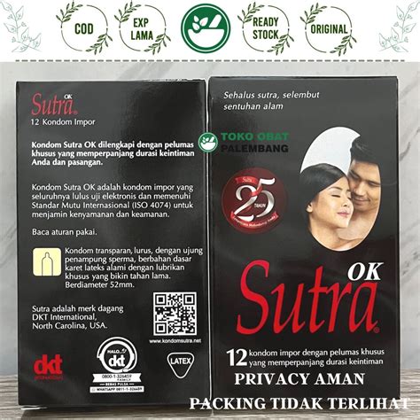 Jual Kondom Sutra Ok Isi Pengaman Condom Thailand Kondom Sutra Hitam