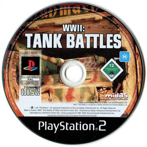 Wwii Tank Battles 2006 Playstation 2 Box Cover Art Mobygames