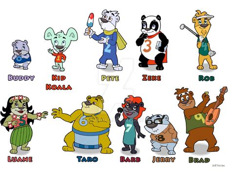 Numbears Lineup By Jettmanas On Deviantart