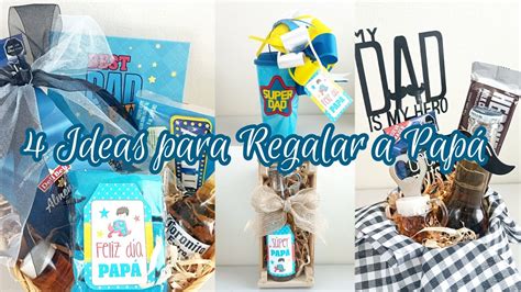 4 Ideas De Regalo Para El Día Del Padre Regalos Económicos Para Papá Regalos Fáciles Para Papá