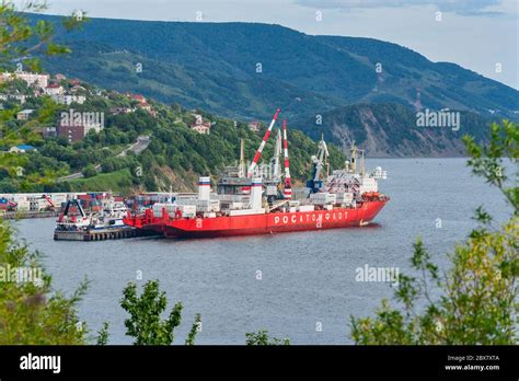 Cargo Container Ship Nuclear Powered Icebreaker Sevmorput Russian