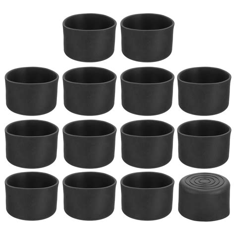 Uxcell 14Pcs Chair Leg Caps 40mm 1 4 7 Inch Non Marking PVC Chair